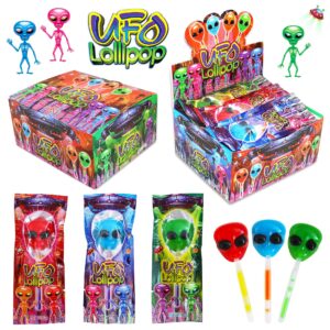 UFO LOLLIPOPS CANDY – svítící lízátko UFO 10g