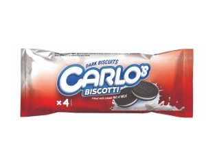 CARLOS – kakaové sušenky s mléčným krémem 44g