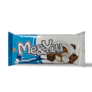 ME&YOU – oplatek s mléčnou náplní v mléčné čokoládě 33g